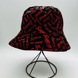 Snap On Tools Black and Red Logo Bucket Hat New Without Tags